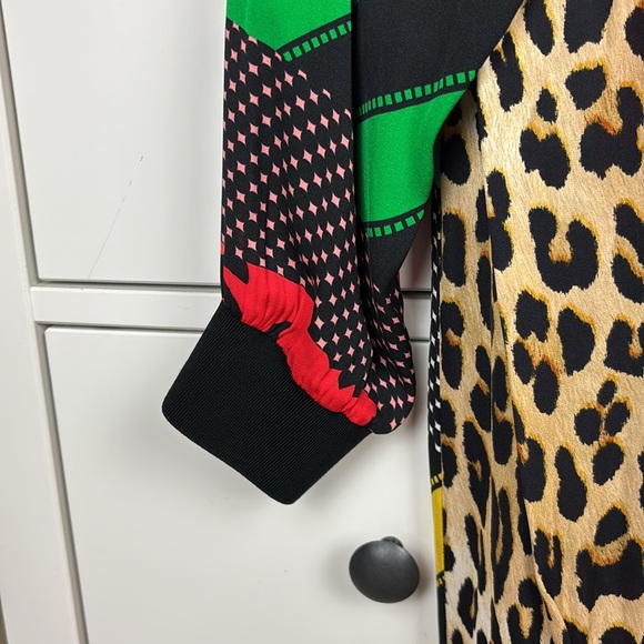 Alice + Olivia Jetti Raglan Sweatshirt Dress Multicolor - Size XS - Picture 4 of 13